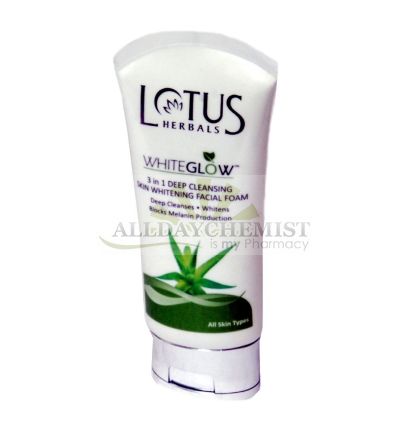 950x1000_2_1.jpg Whiteglow(3in1, Deep cleansing, Skin Whiting and Facial Foam) 50 gm - Image 1