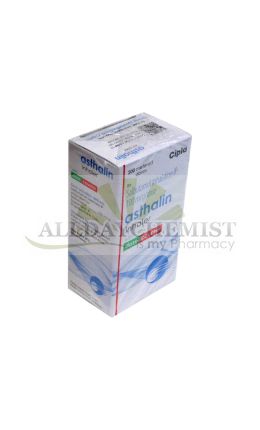 asthalin_inhaler_100mcg.jpg Asthalin HFA Inhaler 100 mcg (200 mdi) - Image 1